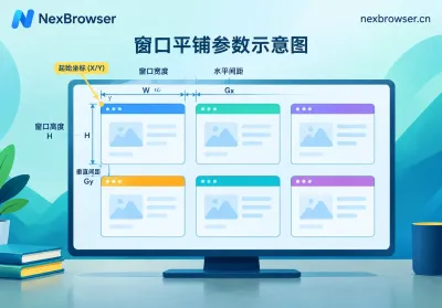 浏览器窗口批量管理：从批量建环境到平铺排列和窗口同步
