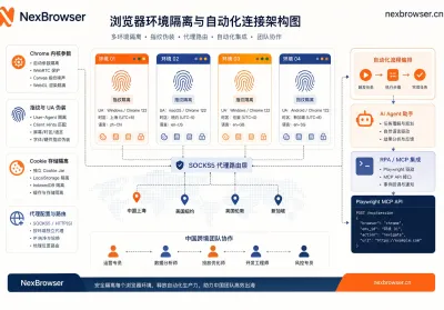 Chrome 指纹演进与 MCP 自动化：2026 跨境多账号隔离与环境配置指南