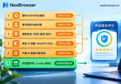 为什么用了防关联浏览器还是被封：按六层逐项排查，再重新配置